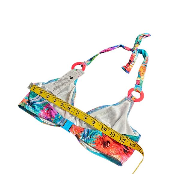 Freya Under The Sea Triangle Underwire Bikini Top, Unpadded, Resort, Size 32DD - Picture 7 of 7